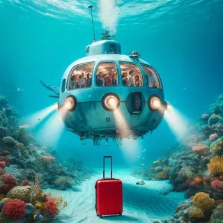 Экскурсия на подводной лодке на Мальдивах