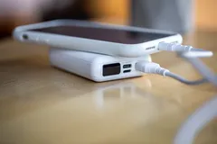 📱 A charged phone