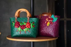 👒 Плетёные сумки